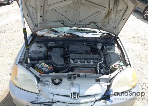 2002 Honda Civic Lx из США, поврежденный, VIN 1HGEM22612L050545